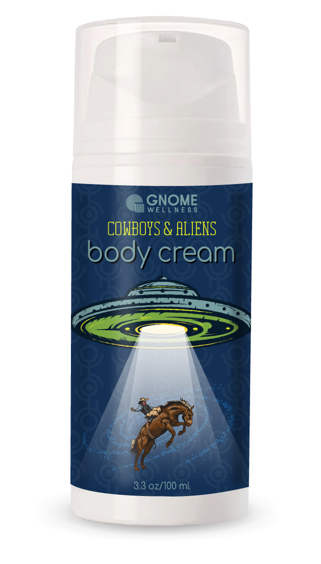 Cowboys & Aliens Maximum Hydration Body Cream 100mg CBD BLACK CURRANT + ROSEMARY + LAVENDER-GNOME WELLNESS