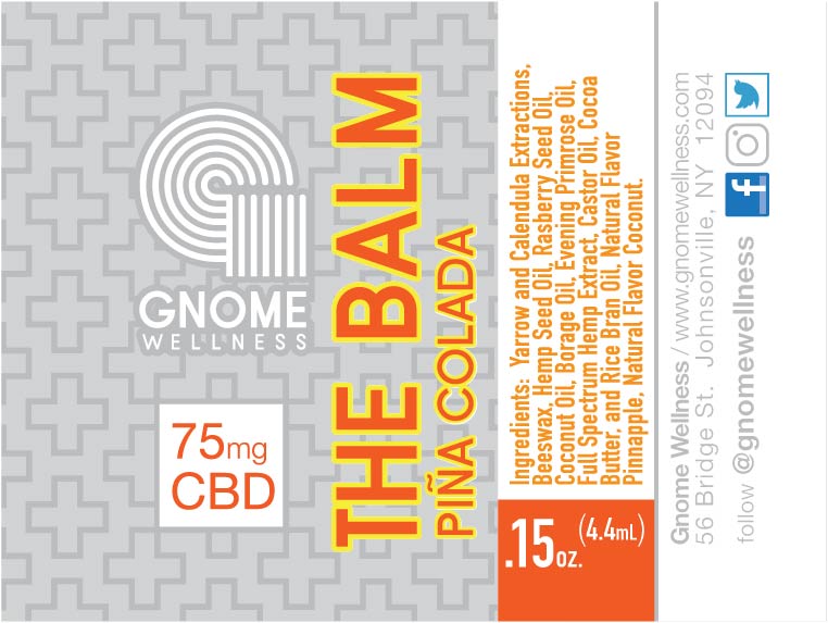 Lip Balm - Pina Colada-GNOME WELLNESS