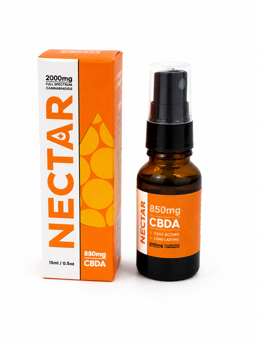 Raw CBDA Tincture 15 mL • 850 mg Total CBDA • 100 Servings (8.5 mg per serving)