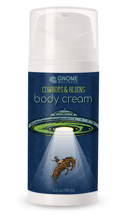 Cowboys & Aliens Maximum Hydration Body Cream 100mg CBD BLACK CURRANT + ROSEMARY + LAVENDER-GNOME WELLNESS