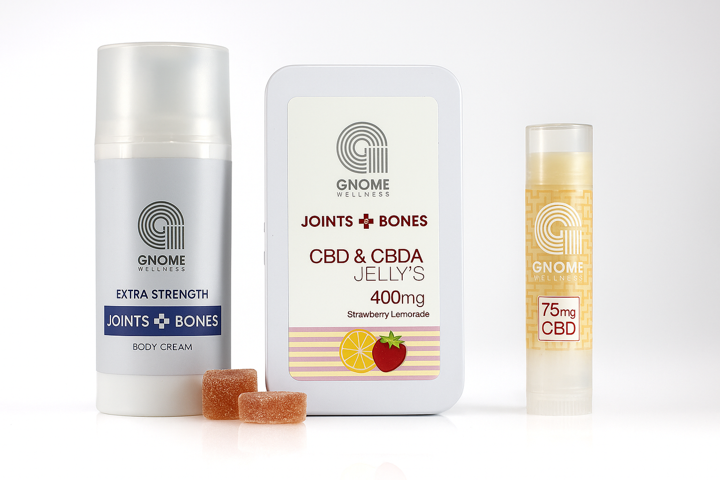 Joints & Bones Jellies and High Potency Joints and Bones Cream 400mg CBD & CBDA