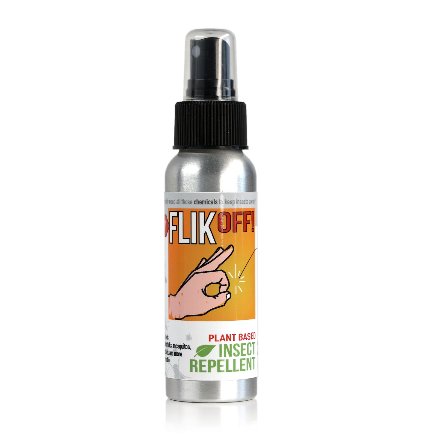 FLIK-OFF HUMAN INSECT REPELLENT EVERY PLANT defends itself against insects Gnome Wellness has captured those botanical defenses
