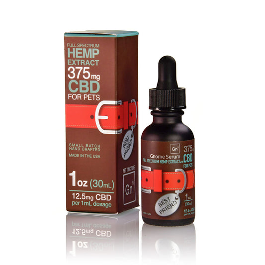 Best Friend Tincture Full Spectrum Hemp Extract with Borage Oil  375MG for Pets under 20 lbs(12.5 mg per 1 mL dropper)