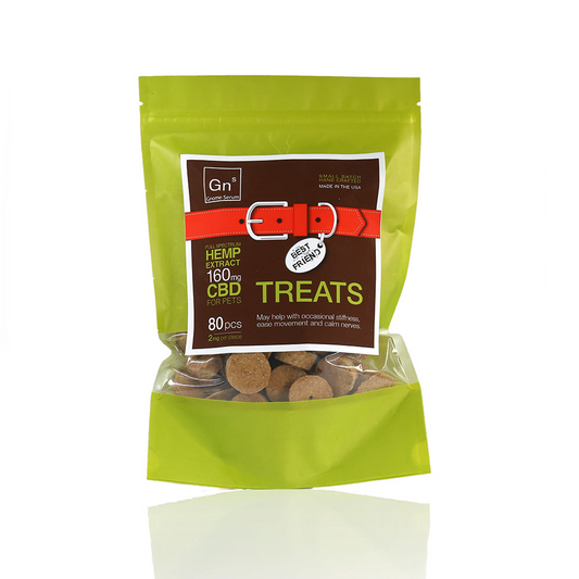 Best Friend Treats with Full Spectrum Hemp Extract. (80 count)